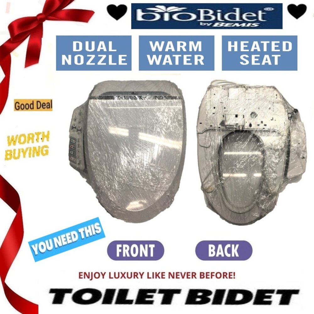 📢 BIO BIDET Ultimate ➕🆒 BIDET TOILET SEAT w/ Side Control Panel 💸BUY NOW‼️🟢